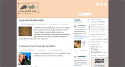 Desktop Screenshot of jornaldovinho.com.br