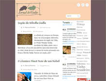 Tablet Screenshot of jornaldovinho.com.br